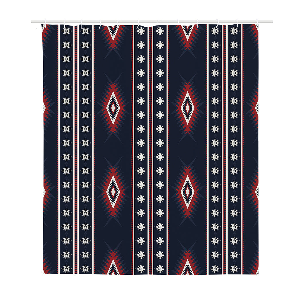 Native Tribal Navajo Pattern Print Polyester Shower Curtain
