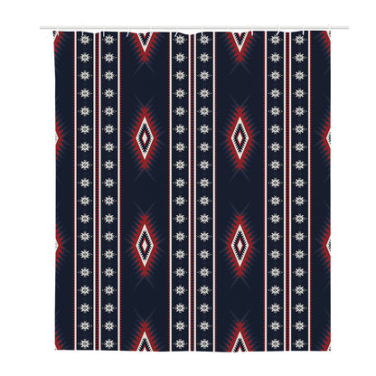 Native Tribal Navajo Pattern Print Polyester Shower Curtain
