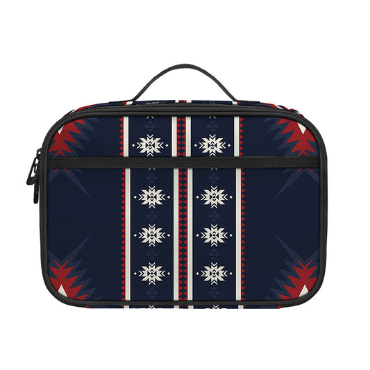 Native Tribal Navajo Pattern Print Portable Lunch Bag