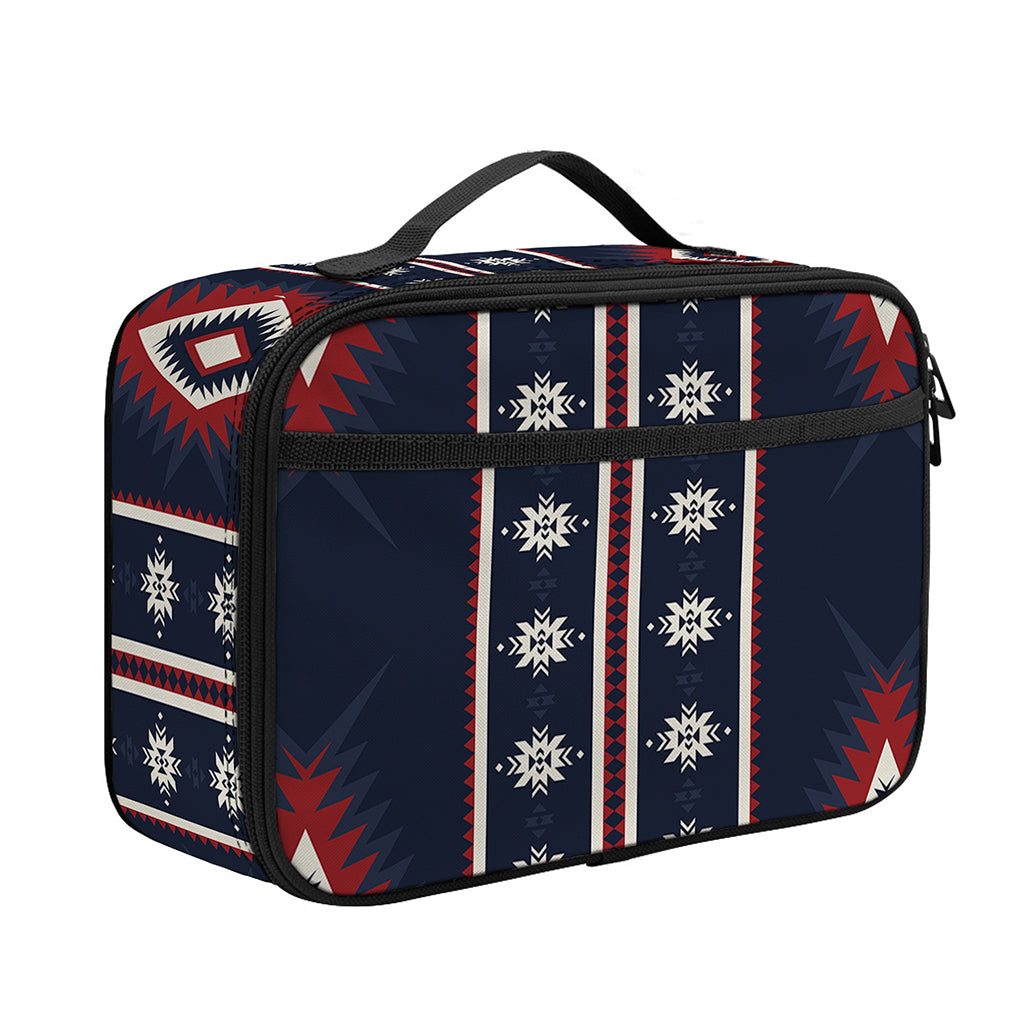 Native Tribal Navajo Pattern Print Portable Lunch Bag
