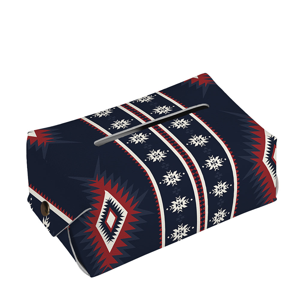 Native Tribal Navajo Pattern Print Rectangle Tissue Box Cover