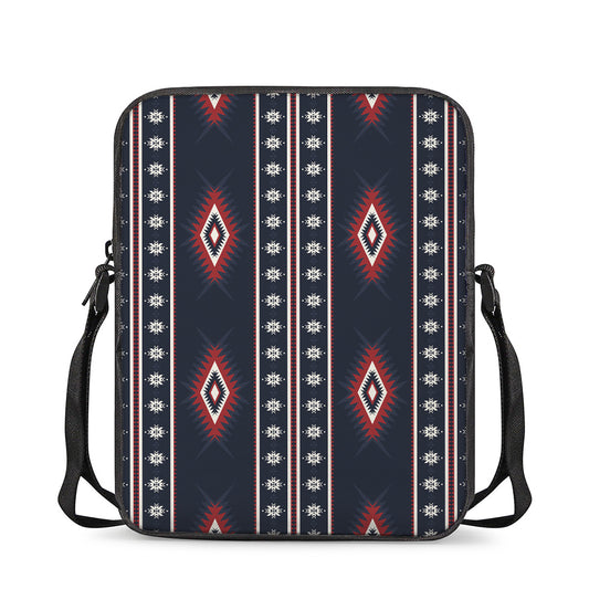 Native Tribal Navajo Pattern Print Rectangular Crossbody Bag