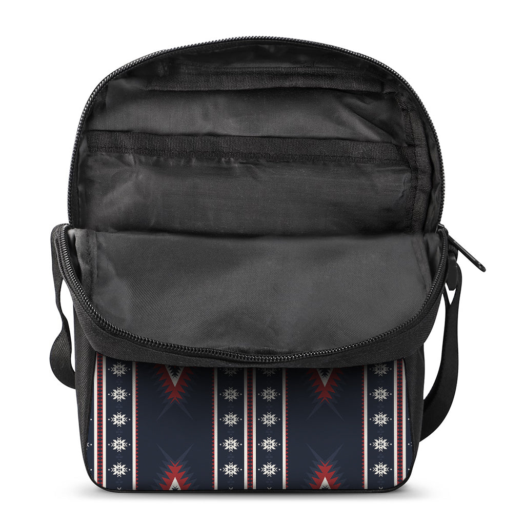 Native Tribal Navajo Pattern Print Rectangular Crossbody Bag