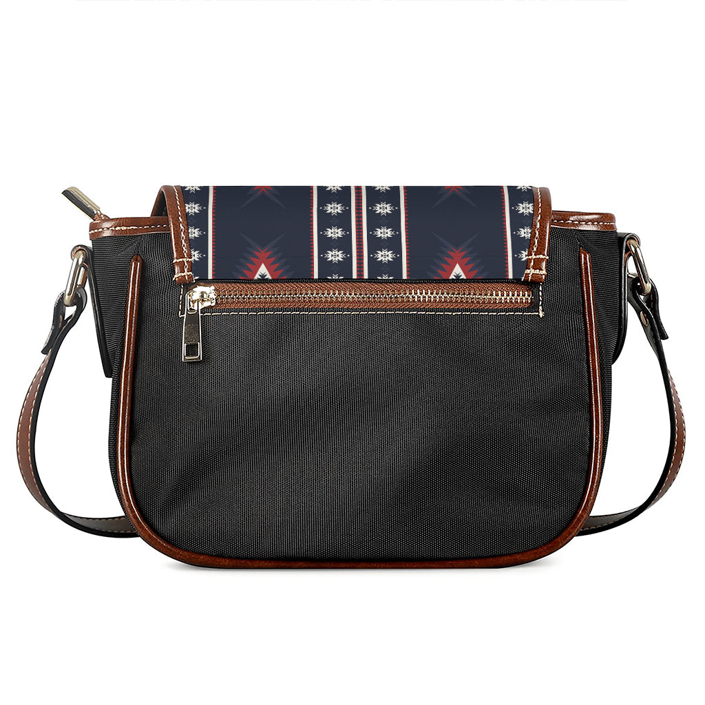 Native Tribal Navajo Pattern Print Saddle Bag