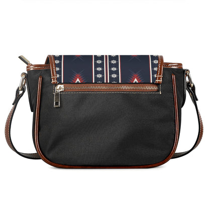 Native Tribal Navajo Pattern Print Saddle Bag