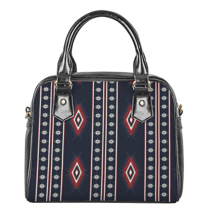Native Tribal Navajo Pattern Print Shoulder Handbag