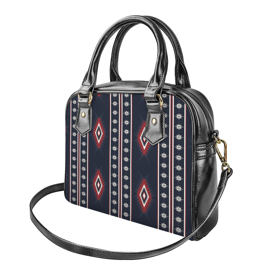 Native Tribal Navajo Pattern Print Shoulder Handbag