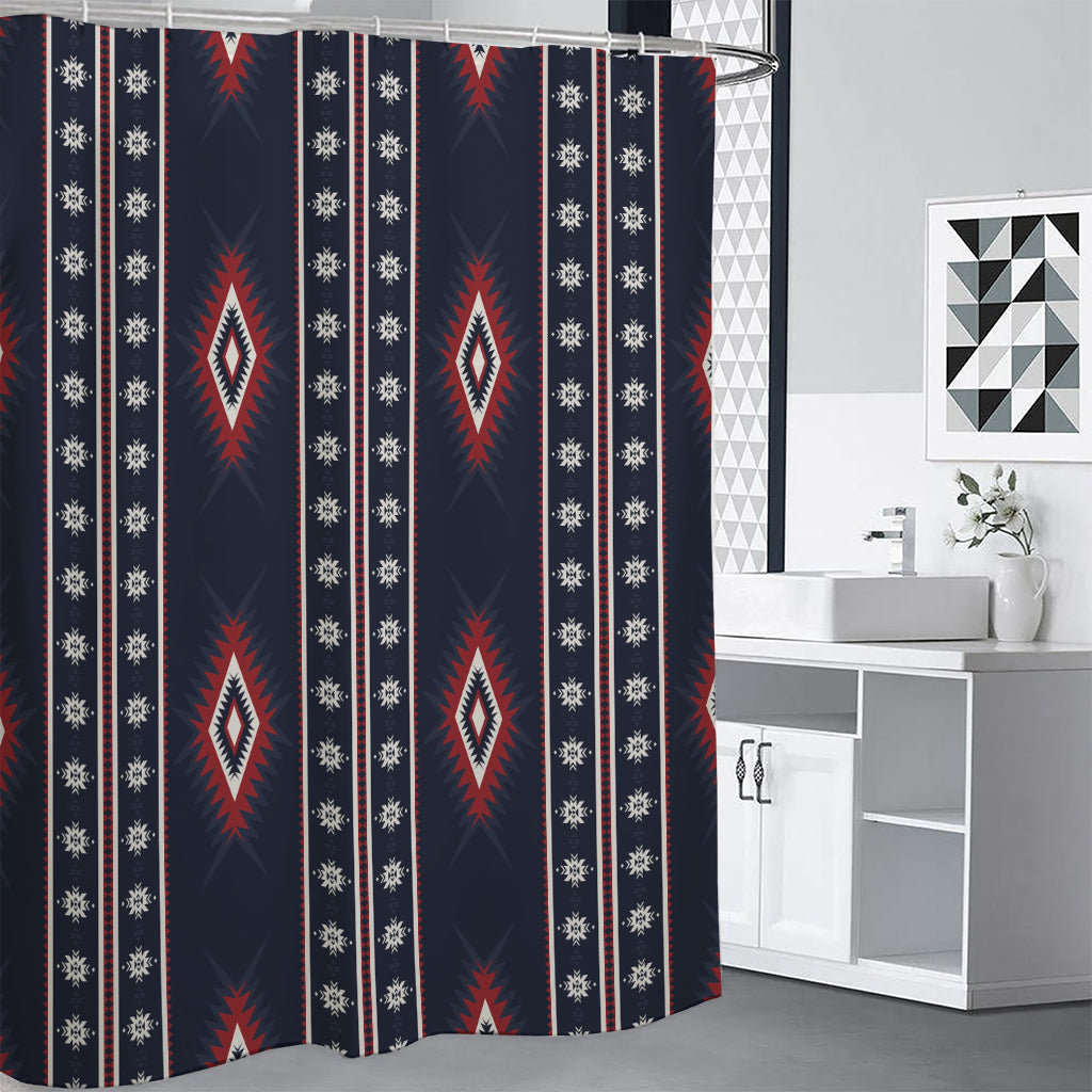 Native Tribal Navajo Pattern Print Shower Curtain