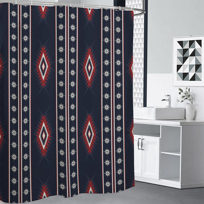 Native Tribal Navajo Pattern Print Shower Curtain