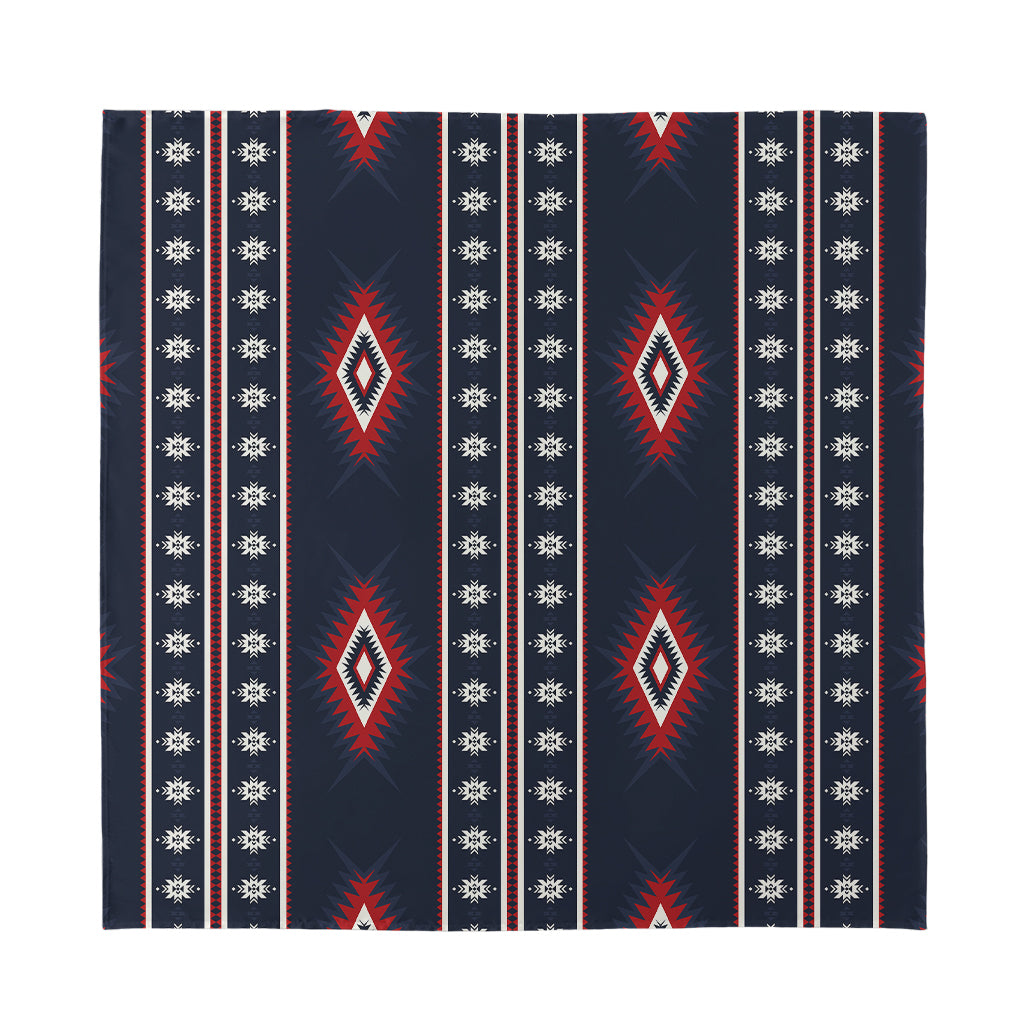 Native Tribal Navajo Pattern Print Silk Bandana
