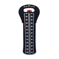 Native Tribal Navajo Pattern Print Single Neoprene Wine Tote