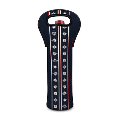 Native Tribal Navajo Pattern Print Single Neoprene Wine Tote