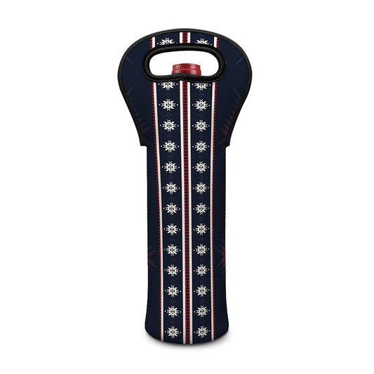 Native Tribal Navajo Pattern Print Single Neoprene Wine Tote