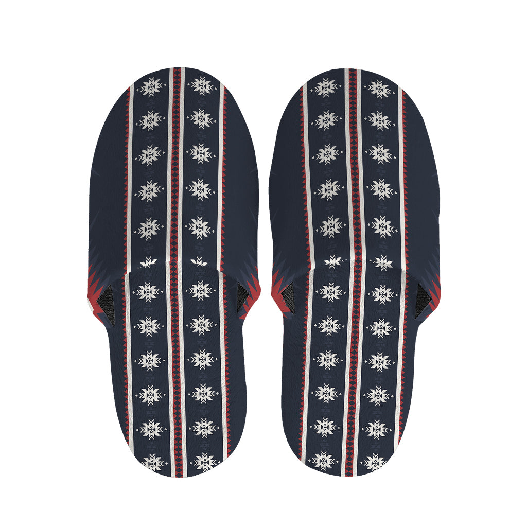 Native Tribal Navajo Pattern Print Slippers