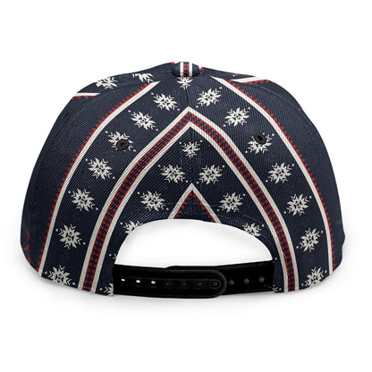 Native Tribal Navajo Pattern Print Snapback Cap