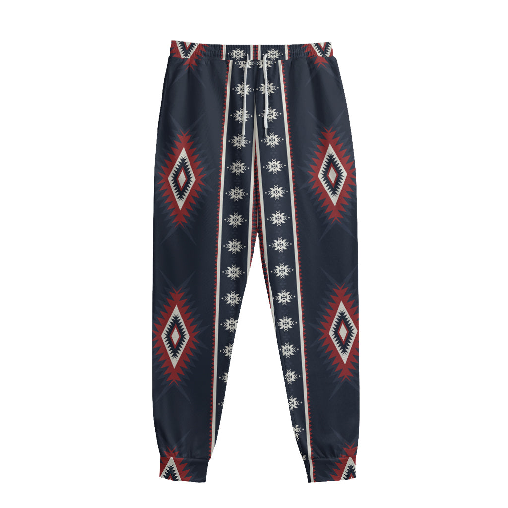Native Tribal Navajo Pattern Print Sweatpants