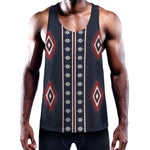 Native Tribal Navajo Pattern Print Training Tank Top