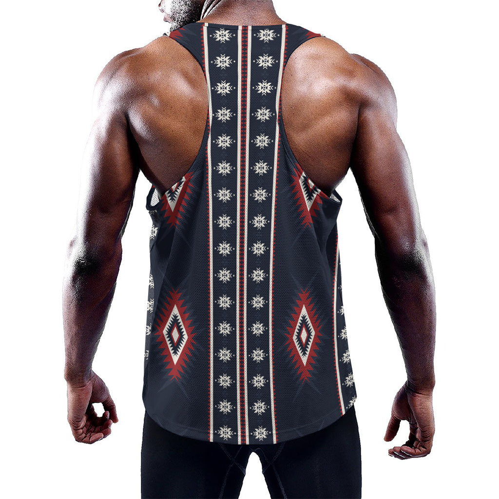 Native Tribal Navajo Pattern Print Training Tank Top