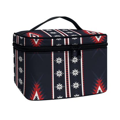 Native Tribal Navajo Pattern Print Travel Makeup Bag