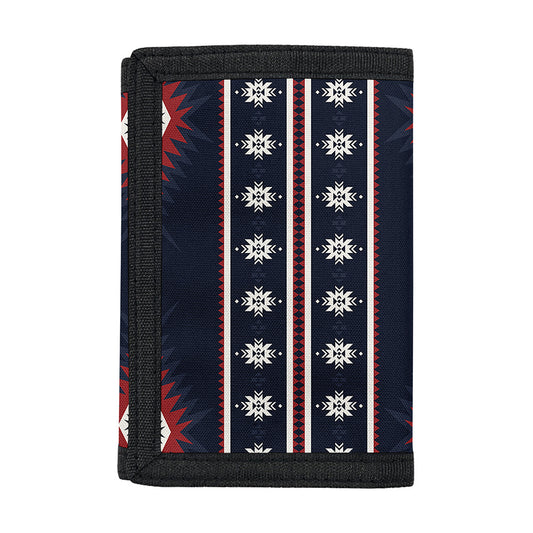 Native Tribal Navajo Pattern Print Trifold Wallet