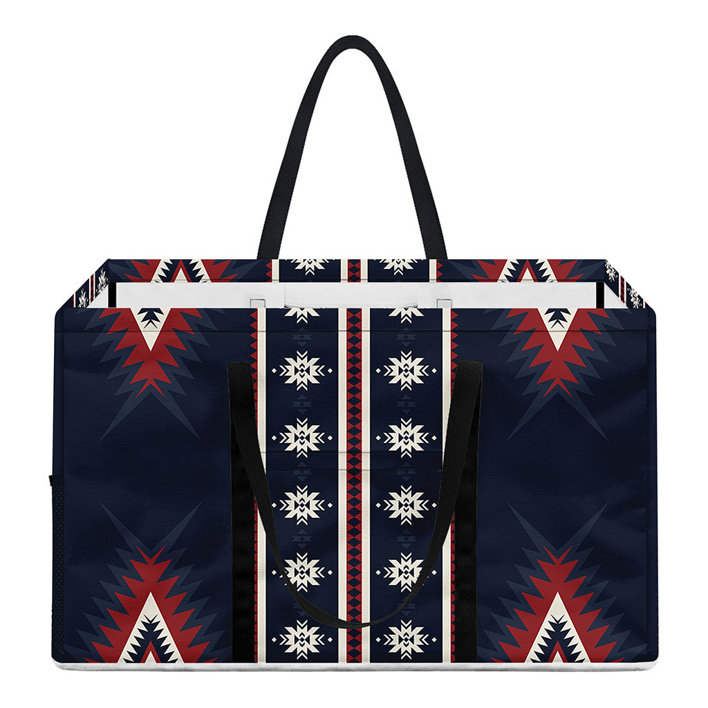 Native Tribal Navajo Pattern Print Utility Tote Bag