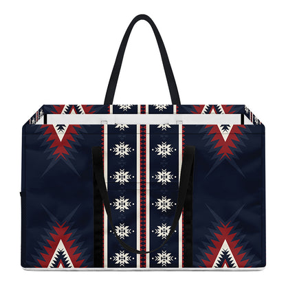 Native Tribal Navajo Pattern Print Utility Tote Bag