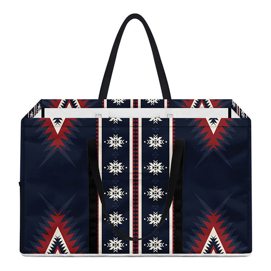Native Tribal Navajo Pattern Print Utility Tote Bag