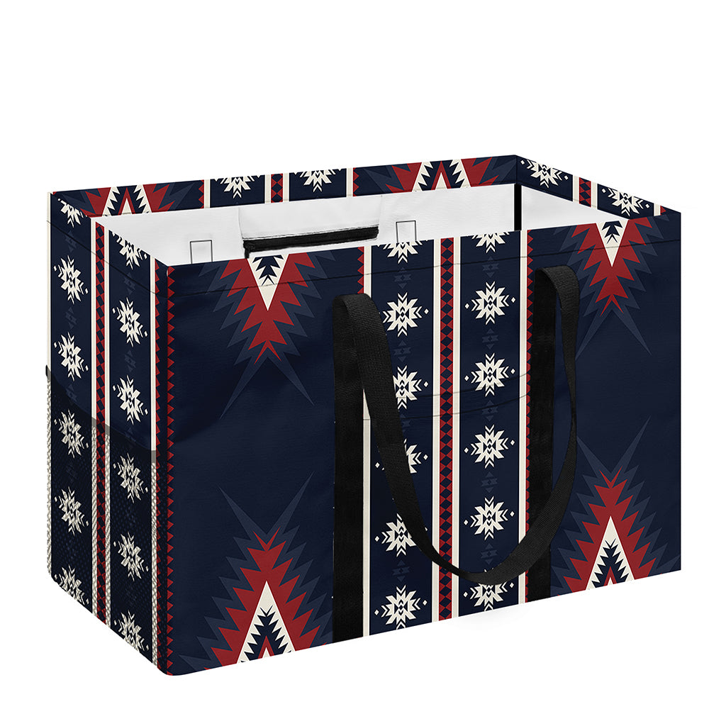 Native Tribal Navajo Pattern Print Utility Tote Bag