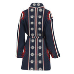Native Tribal Navajo Pattern Print Women's Bathrobe