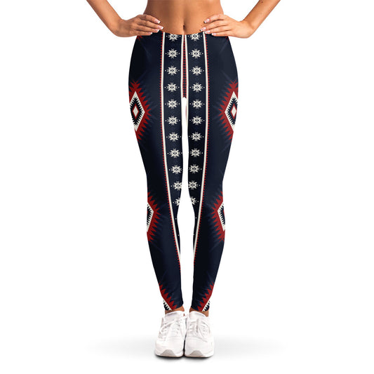 Native Tribal Navajo Pattern Print Women's Leggings