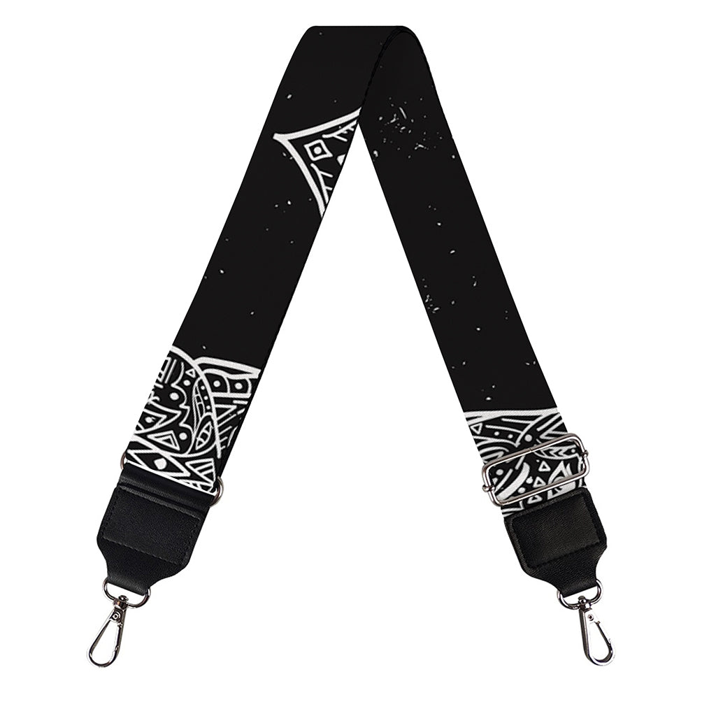 Native Tribal Wolf Pattern Print Bag Strap
