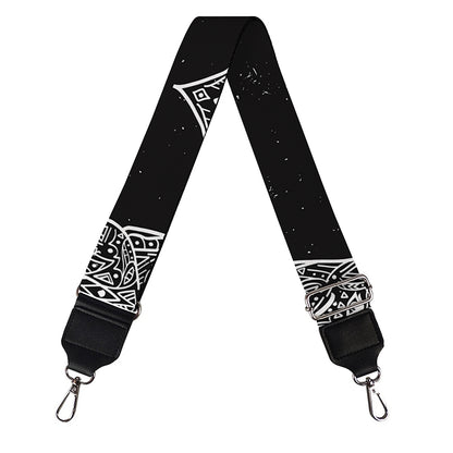 Native Tribal Wolf Pattern Print Bag Strap