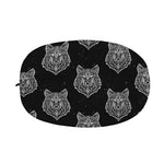 Native Tribal Wolf Pattern Print Car Side Mirror Covers