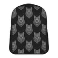 Native Tribal Wolf Pattern Print Casual Backpack
