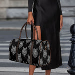 Native Tribal Wolf Pattern Print Duffle Bag
