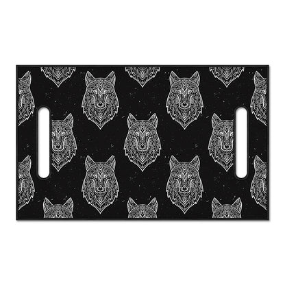Native Tribal Wolf Pattern Print Golf Cart Seat Cover
