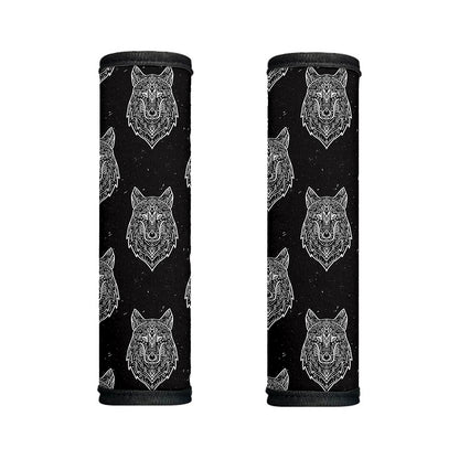 Native Tribal Wolf Pattern Print Handle Covers