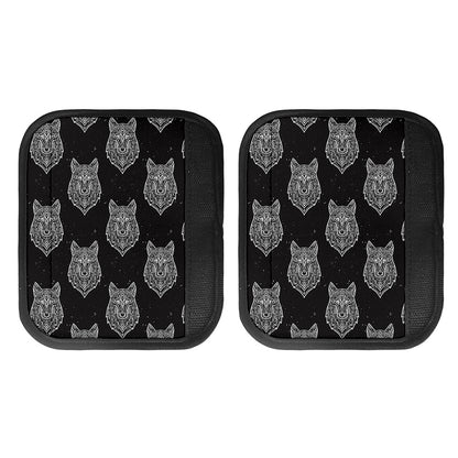 Native Tribal Wolf Pattern Print Handle Covers
