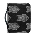 Native Tribal Wolf Pattern Print Leather Bible Cover