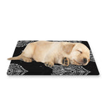 Native Tribal Wolf Pattern Print Pet Cooling Mat Cover