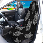 Native Tribal Wolf Pattern Print Waterproof Car Seat Cover