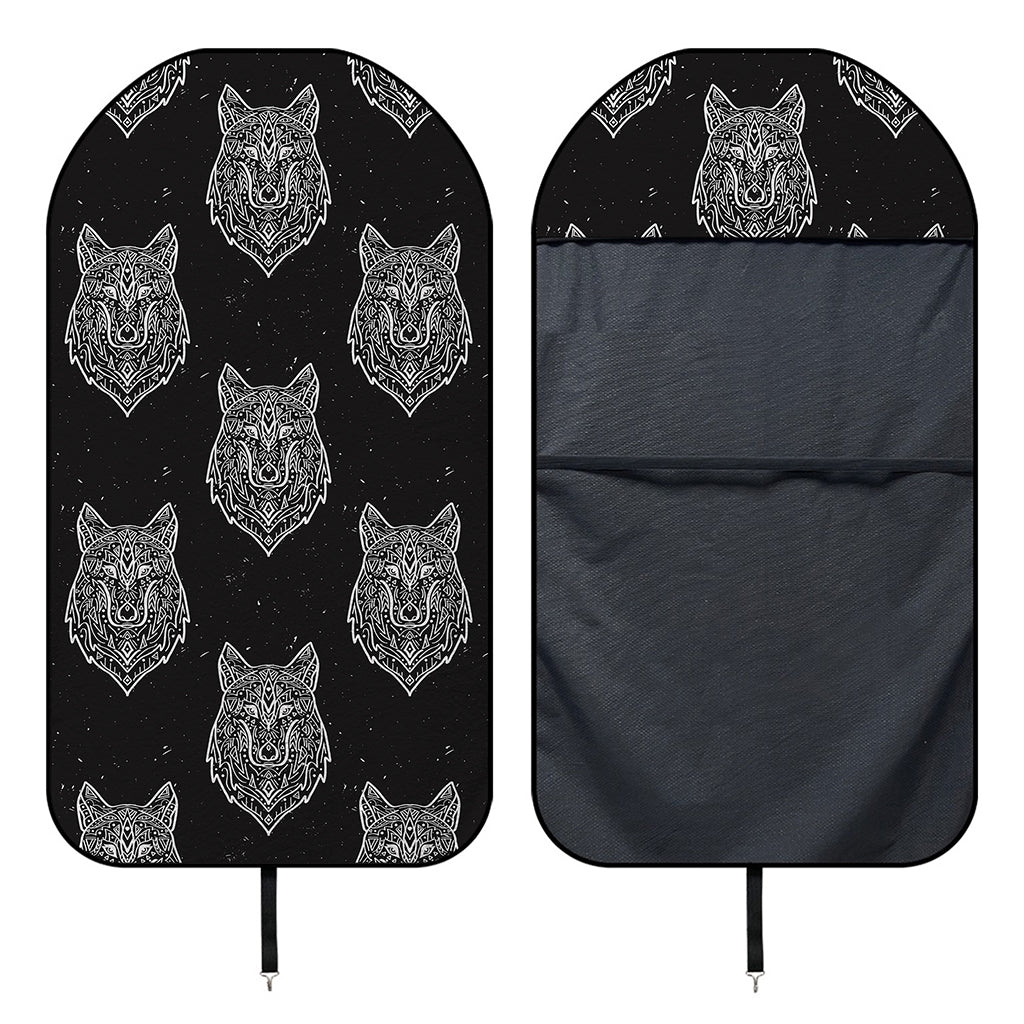Native Tribal Wolf Pattern Print Waterproof Car Seat Cover