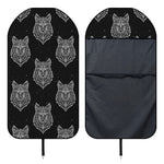 Native Tribal Wolf Pattern Print Waterproof Car Seat Cover