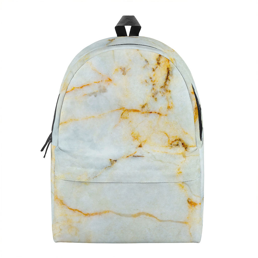 Natural Gold Marble Print Backpack