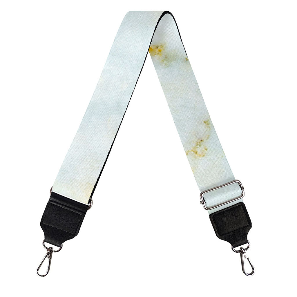Natural Gold Marble Print Bag Strap