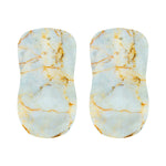 Natural Gold Marble Print Bar Stool Covers