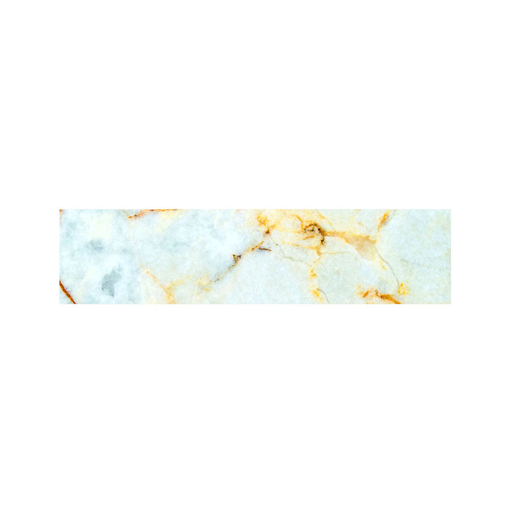 Natural Gold Marble Print Bed Runner
