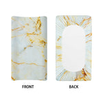 Natural Gold Marble Print Changing Pad Cover