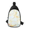 Natural Gold Marble Print Sling Bag
