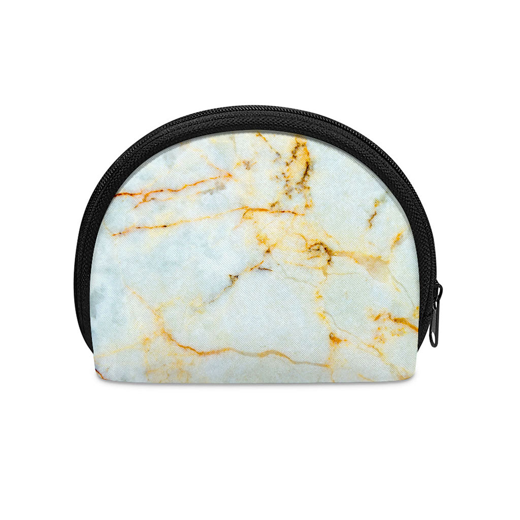 Natural Gold Marble Print Coin Purse